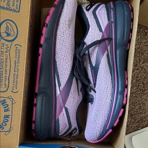 Brooks Women's Ghost Athletic Shoes - Purple and Black